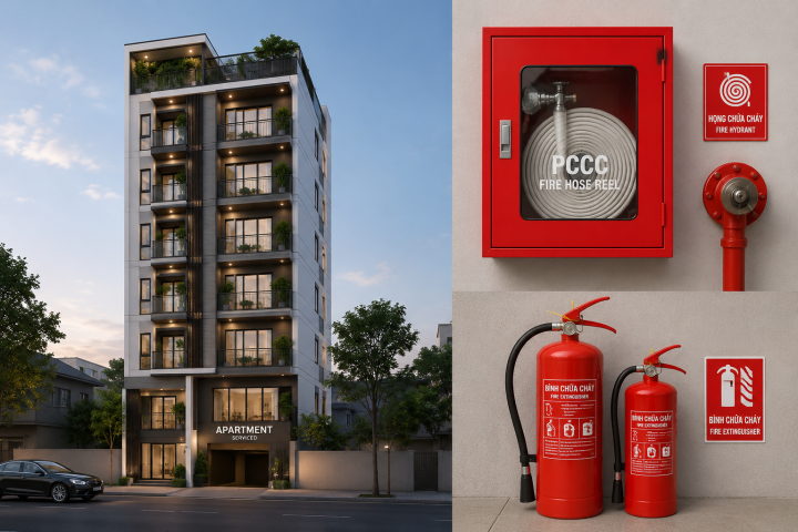Lưu ý về PCCC khi xây chung cư mini, CHDV